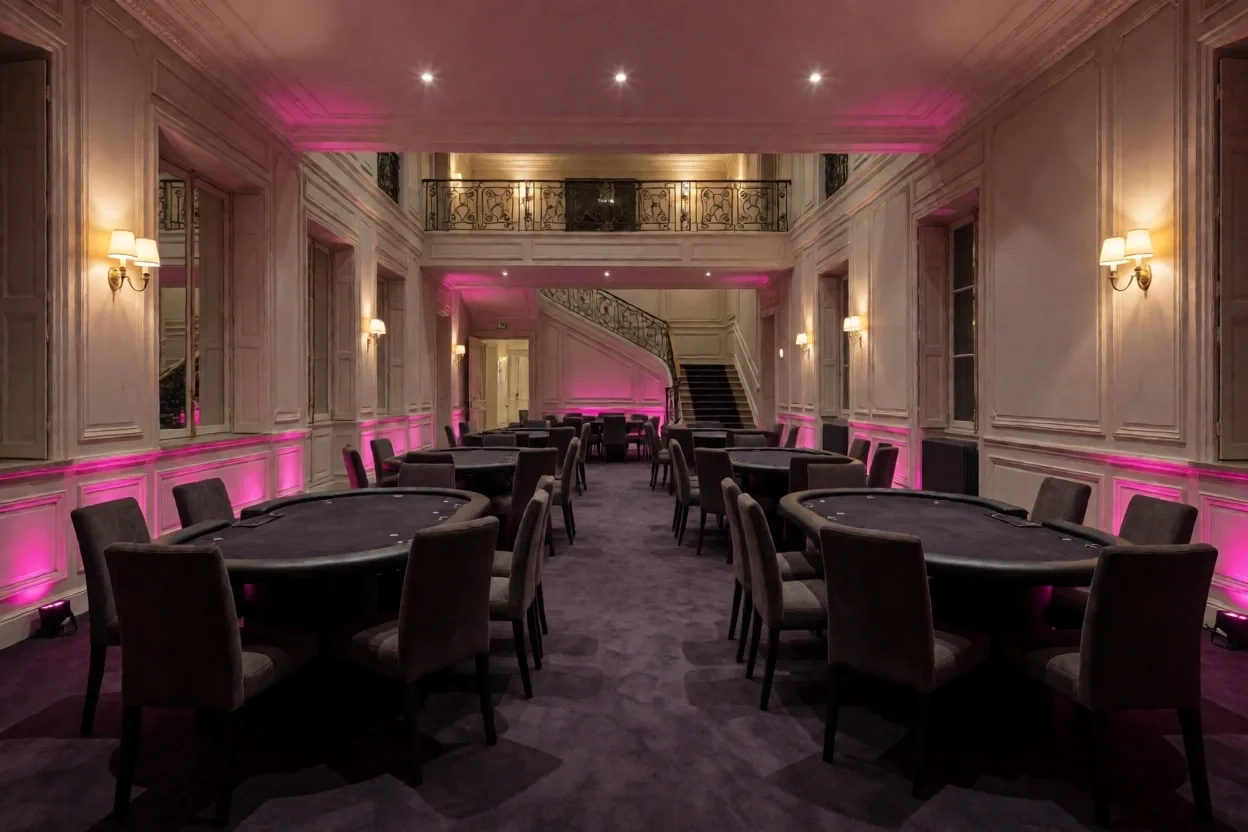 Vue panoramique des salons